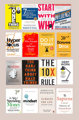 14 Books Motivational & Self-Help Combo (Paperback English)