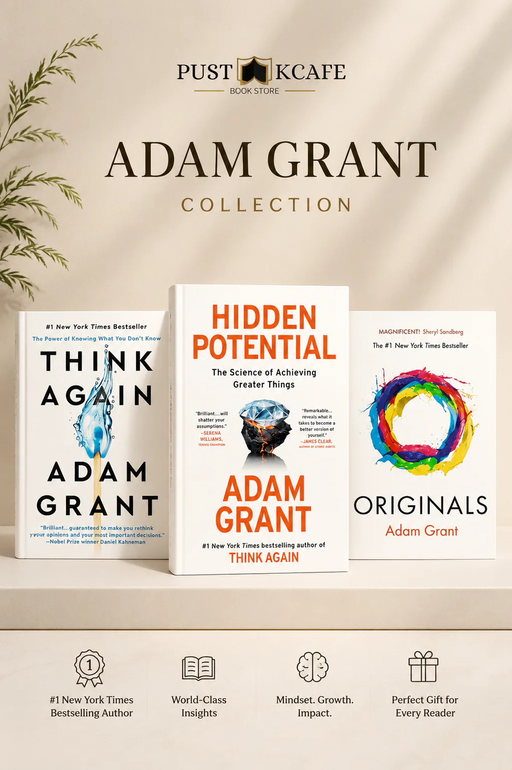 Adam Grant Combo (Paperback ) (English)
