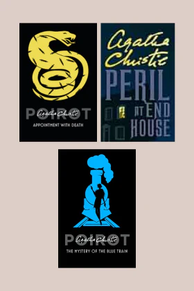 Agatha Christie 3 Book Combo | Appointment with Death + Peril at End House + The Mystery of the Blue Train