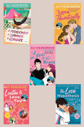 Ali Hazelwood Romance Collection | 5-Book Combo | The Love Hypothesis, Loathe to Love You, Love Theoretically, Love on the Brain & The Problematic Summer Romance