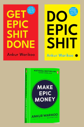 Ankur Warikoo Combo: 3 Books
