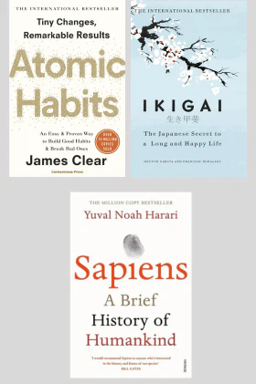[Combo] Atomic Habit-Ikigai-Sapiens (Paperback)