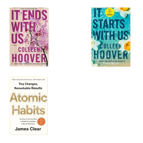 (Combo) It Ends With Us—It Starts With Us—Atomic Habits (Paperback)
