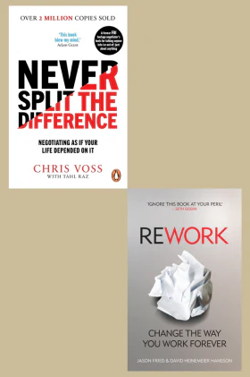 Combo) Never Split The Difference—Rework (Paperwork)
