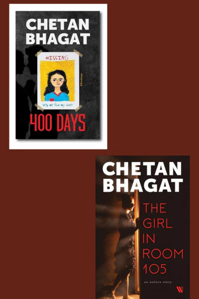 Combo of 2 book set-Chetan bhagat 400 days &+The Girl in Room 105 (paperback,English)