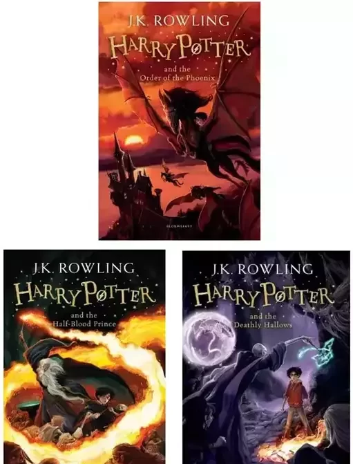 Harry Potter Books Set Volume 5, 6 and 7