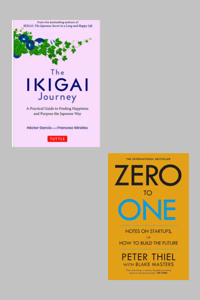 IKIGAI Journey +Zero to one (Paperback )