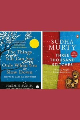 The Things You Can See Only When You Slow Down and Three Thousand Stitches: Ordinary People, Extraordinary Lives Product Bundle
