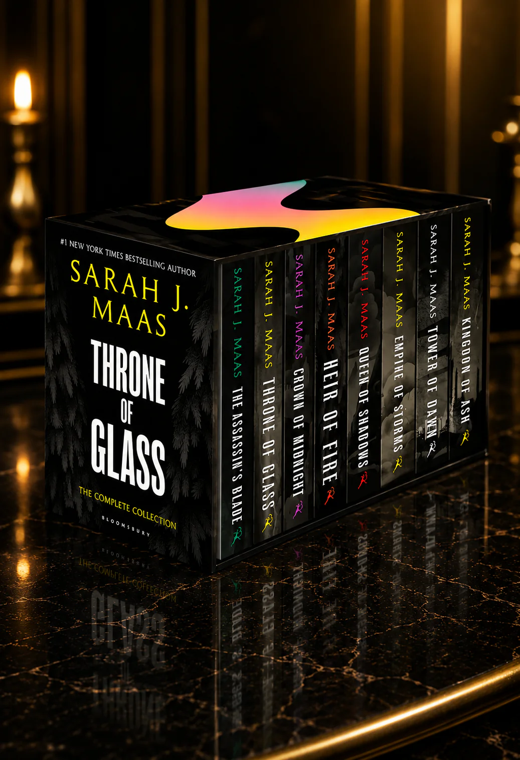 Throne of Glass Box Set (Set of 8 books) Paperback – by Sarah J. Maas